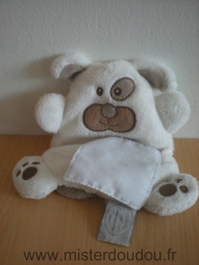 Doudou et compagnie Chien Ecru beige - Très bon état