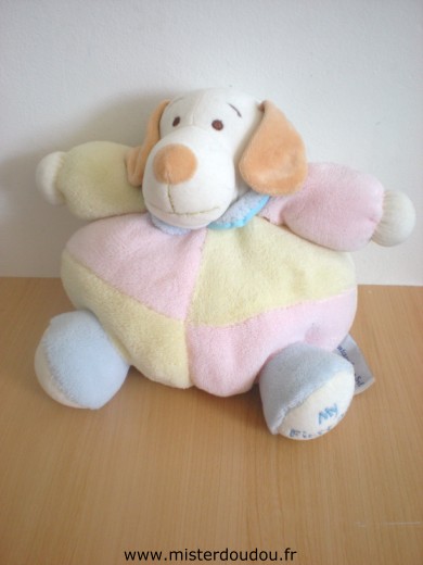 Fantasy toys Chien Jaune rose bleu - Très bon état