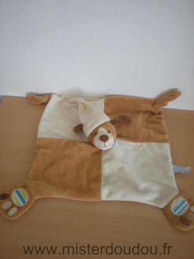 Gipsy Chien Ecru marron bonnet ecru - Très bon état