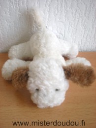 Gund Chien Blanc marron - Très bon état