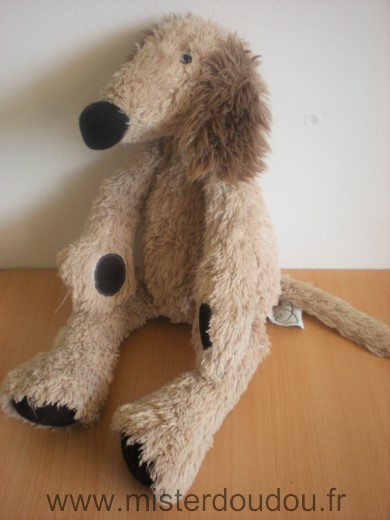Habitat Chien Beige marron long nez - Très bon état