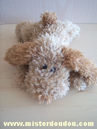 Chien Marron yeux ovales noirs Marque Inconnue