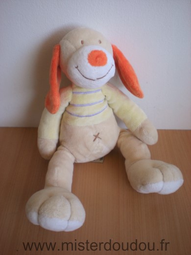 Mots d enfants Chien Beige jaune orange - Très bon état