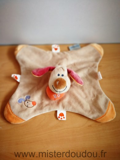 Nattou Chien Beige orange bo - Très bon état