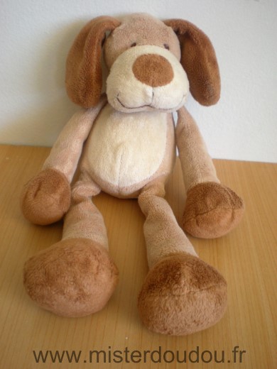 Nicotoy Chien Beige marron - Très bon état
