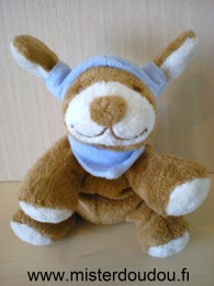 Noukie s Chien Marron blanc foulard bleu - Bon état