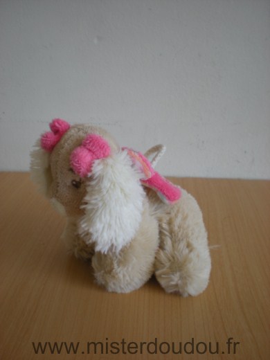 Noukie s Chien Scuba beige noeuds roses - Très bon état