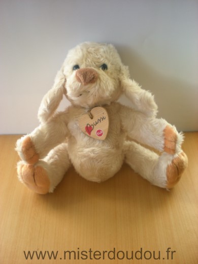 Trudi Chien Ecru beige bussi - Très bon état