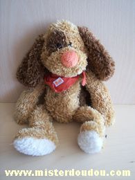 Trudi Chien Marron foulard orange - Très bon état