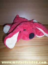 Vertbaudet Chien Rouge truffe noir oreilles pattes écrues - Très bon état