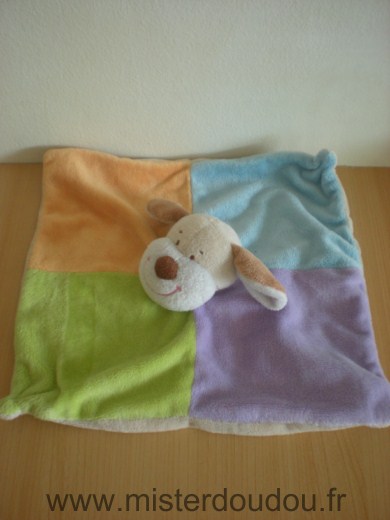 Zeeman Chien Bleu mauve vert orange - Très bon état