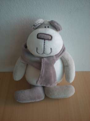 Chien Beige écharpe marron Marque Inconnue