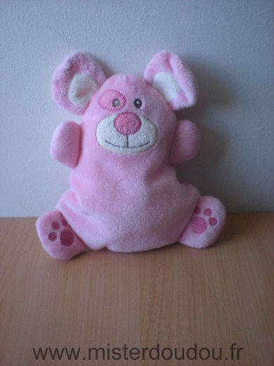 Chien Rose cocard rose scratch dans son dos Marque Inconnue