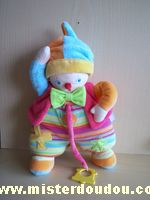 Corolle Clown Multicolore - Etat moyen
