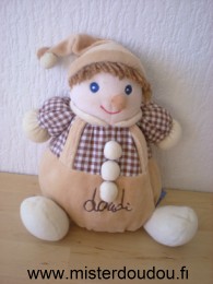 Doudi Clown Beige - Très bon état