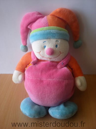 Jollybaby Clown Rose orange - Très bon état
