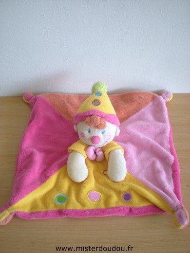 Kiabi baby Clown Rose jaune orange - Très bon état