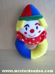 Marque Inconnue Clown Bleu jaune rouge vert - Très bon état