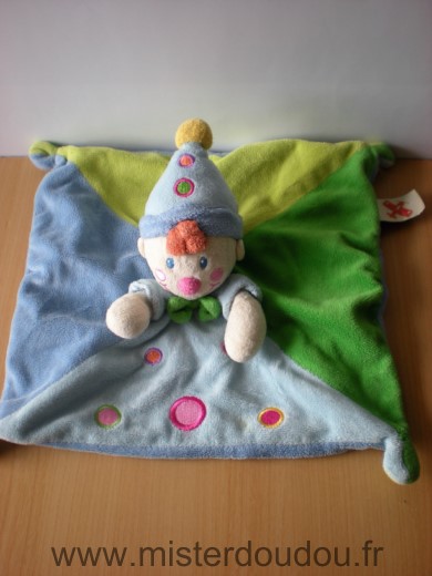 Nicotoy Clown Bleu vert - Très bon état