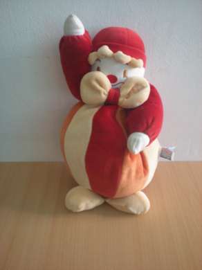 Sucre d orge Clown Rouge jaune orange - Très bon état