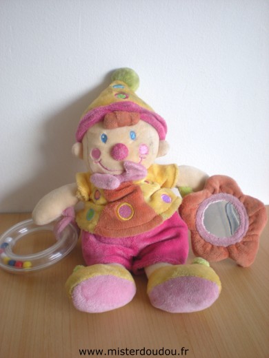 Vetir Clown Jaune rose orange - Très bon état