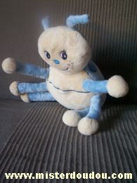 Coccinelle Bleu jaune Arthur et lola