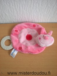 Coccinelle Rose point rouge anneau dentaire Baby sun
