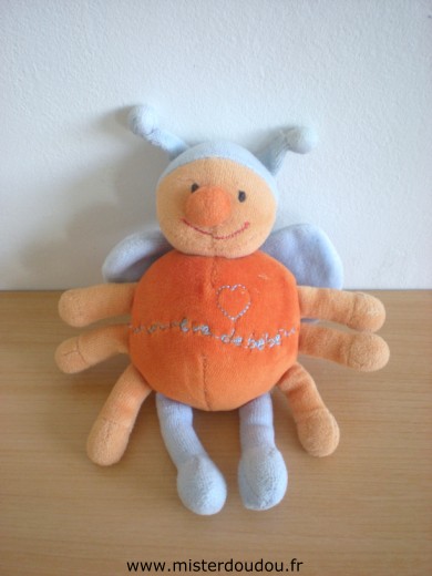 Cmp Coccinelle Orange bleu " un reve de bebe" - Très bon état