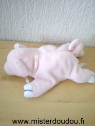 Marque Inconnue Cochon Rose ruban rose autour du cou - Très bon état