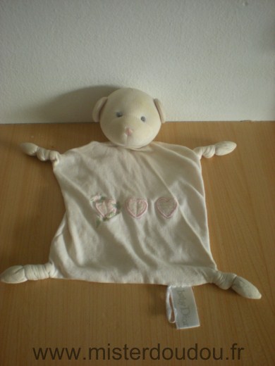 Baby dior Ours Rose trois coeurs - Bon état