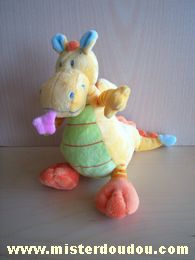 Marque Inconnue Dragon Jaune vert orange - Très bon état