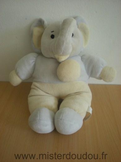 Althans Eléphant Bleu jaune musical - Etat moyen