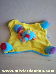 Eléphant Jaune dessus bleu dessous Bawi