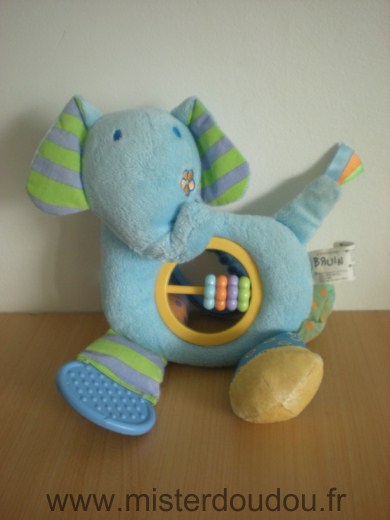 Bruin Eléphant Elephant bleu d eveil premier age - Très bon état