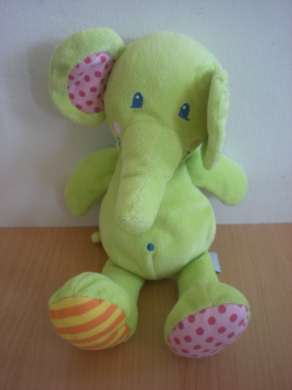 Casino Eléphant Vert oreilles multicolore - Très bon état
