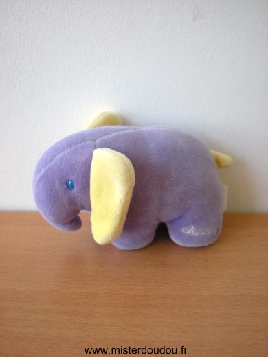 Chicco Eléphant Violet jaune - Très bon état