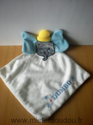 Disney Eléphant Dumbo blanc gris bleu - Très bon état
