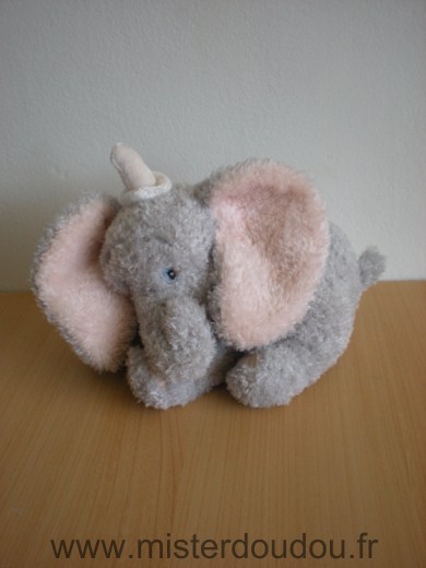 Disney Eléphant Dumbo couche gris rose - Très bon état