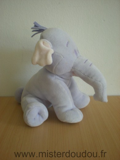 Disney Eléphant Lumpy mauve - Très bon état