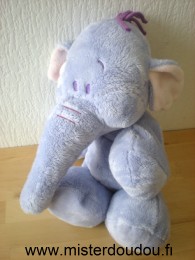 Eléphant Lumpy mauve Disney