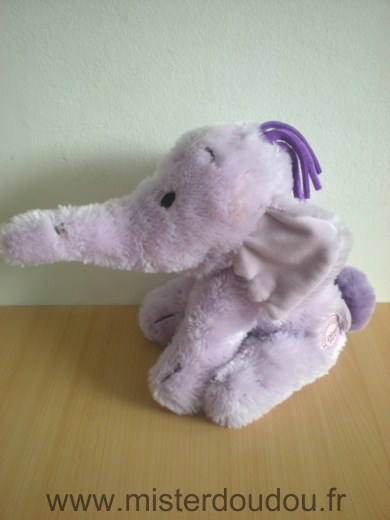 Eléphant Mauve ecusson disney store Disney