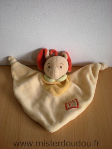 Jollybaby Eléphant Jaune orange - Très bon état