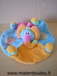Jollymex Eléphant Multicolore dessus orange dessous - Très bon état
