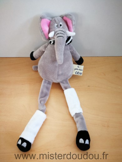 Les petites marie Eléphant Gris rose - Très bon état