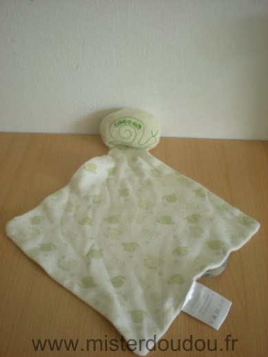 Cocoon Escargot Blanc vert motifs escargots verts - Très bon état