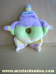 Etoile Jaune vert mauve bleu pastels Cmp