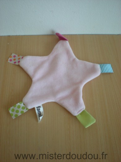 Etoile Rose etiquettes Famili