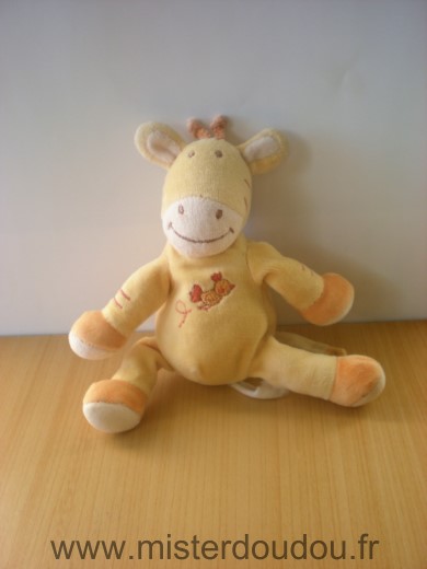 Amtoys Girafe Jaune oiseau - Très bon état