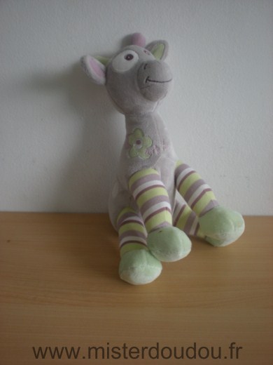 Girafe Gris vert mauve Arthur et lola