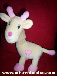 Girafe Jaune rose Arthur et lola